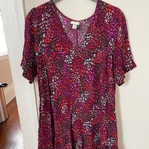 Multi Colored T-Shirt Dress